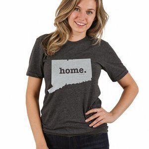 Black Connecticut Home T-Shirt